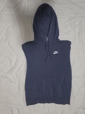 Kid's XS Extra Small  Nike Hooded Sweatshirt in Light Blue